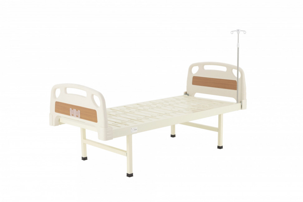 Кровать механическая MED-MOS Е-18 (ABS, 1 секция, матрас, без колес, уголки)