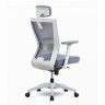 Эргономичное кресло для офиса SCHAIRS AIRE-101W, Цвет: серебряный